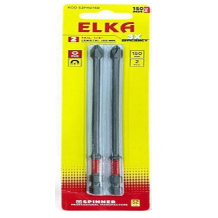 PH2X150MM 100 ad.Yıldız Uç Çelik ERC 55 Sertliğinde